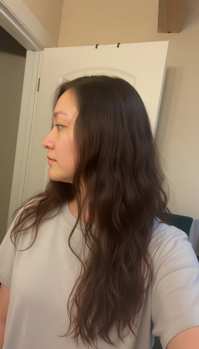 After 12 weeks - fuller crown